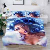 dropshipping bedding sets duvet cover 1 pillowcase single christmas gift for kids boy gifts african womens national style fz6