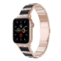 brandnew stainless steel watchbands for apple watch12345 jade wristband smart watch fashion jewelry bands factory