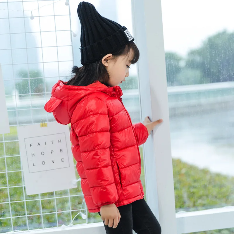 2019 теплые куртки для девочек на осень и зиму мальчиков маленьких детская одежда
