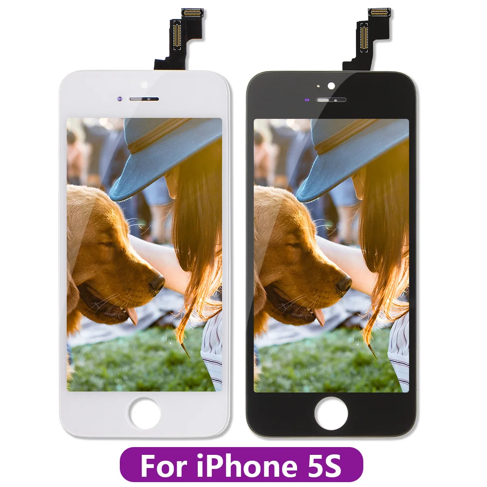 Белый и черный AAAAA абсолютно для iPhone 6 6G ЖК-дисплей кодирующий преобразователь сенсорного экрана в сборе для iPhone6 4,7 ''без битых пикселей+ подарок