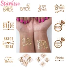 Стикер для татуировки Staraise, для невесты, для команды, для девичника, для вечеринки, для невесты, для душа, для свадебной вечеринки, украшение для невесты, аксессуары для девичника, для вечеринки