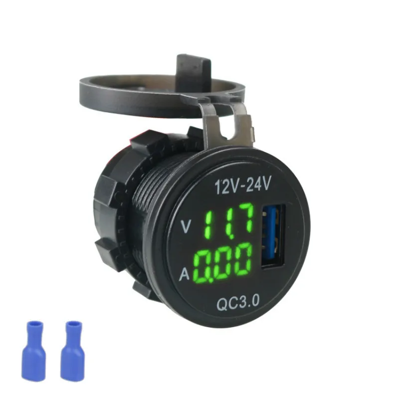 Зарядное устройство QC 3 0 с USB разъемом зарядное сисветодиодный цифровым дисплеем