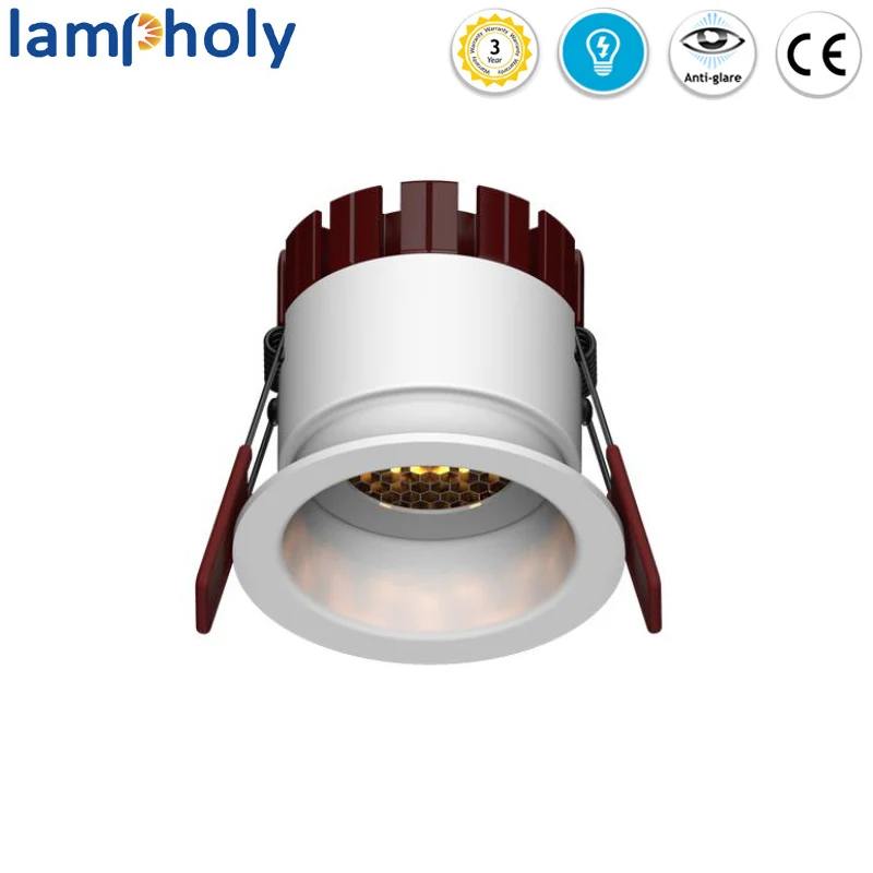 

Deep anti-glares 7W smd led downlight recessed led ceiling spot lamp 15/24/36degree led ceiling lamp