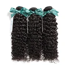 Волосы с глубокой волной монгольские афро кудрявые накладные волосы 100% человеческие волосы без повреждений 3 4 пряди волосы натурального цвета 28 дюймов для женщин
