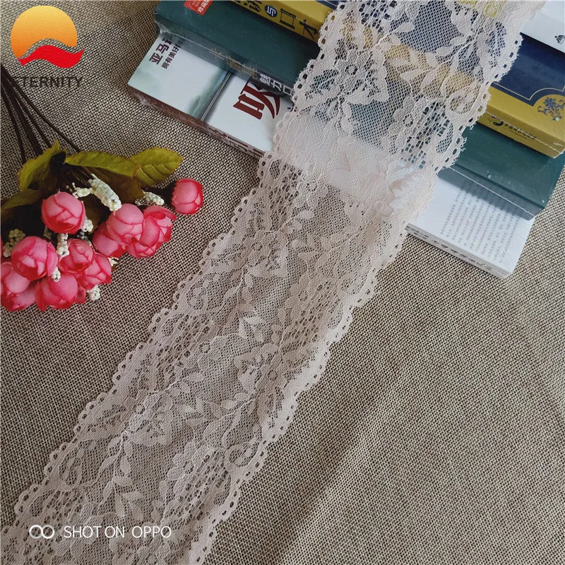 K-6 9 см ширина S1469 Антистатическая эластичная Марля Африканское нижнее белье трикотажные кружевные декоративные тканевые колготки подходят для нижнего белья