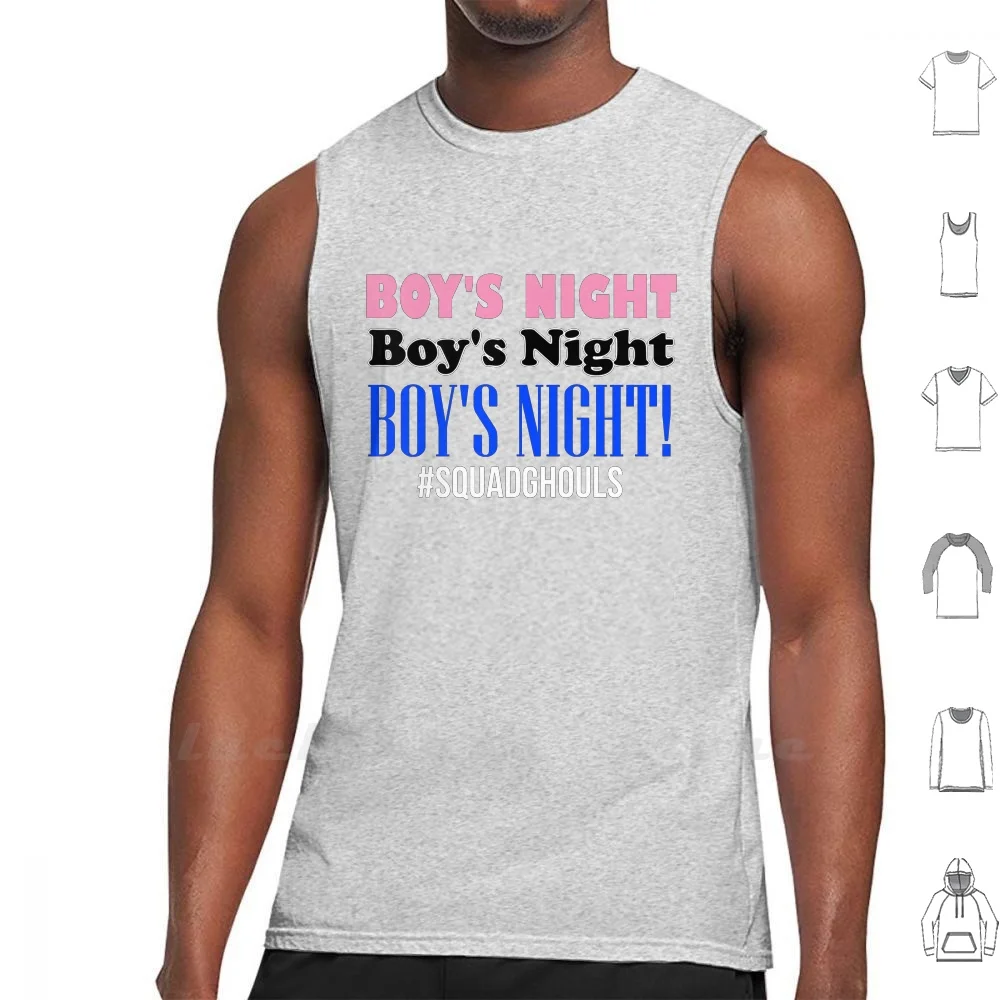 

Hello From The Magic Tavern Boy's Night #squadghouls Tank Tops Vest 100% Cotton Hello From The Magic Tavern Boys Night