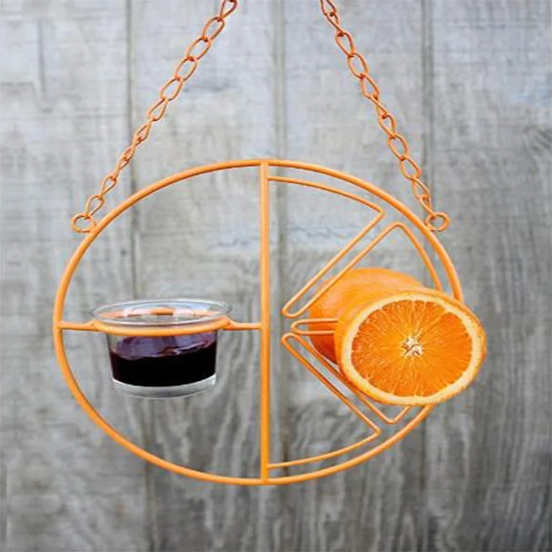 1 шт. металлический кормушка для птиц Висит ПЭТ на местах балкон корм держатель