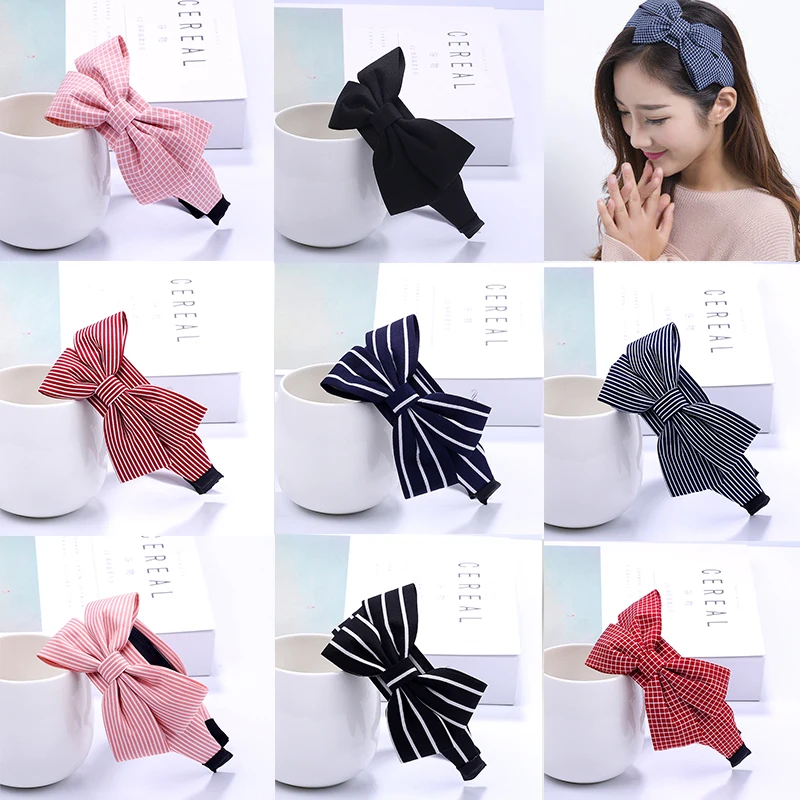

Big Bow Hairband AWAYTR 2019 Winter Velvet Hair Bands Suede Bow Knotted Hair Accessories for Girls Women Wide Headband