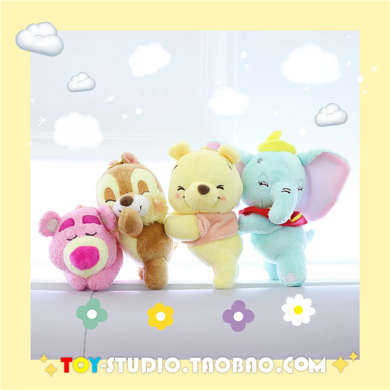 1 шт. мультяшный Мишка белка дюмбо Спящая модель плюшевая кукла для сумки