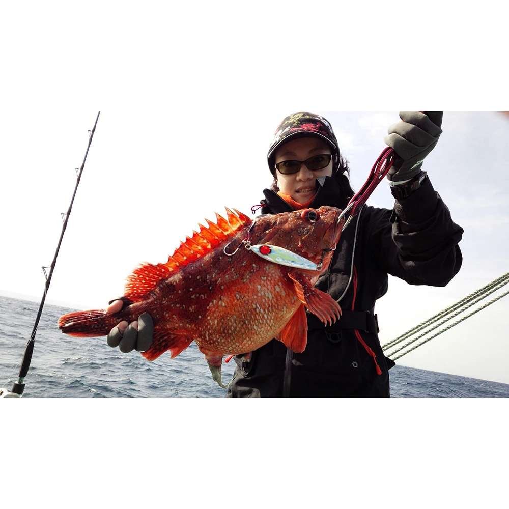 CASTFUN Jack Eye Slow Jigging Lure Artificial Baits 120g 150g 200g 1pc Slow Jigging Lure Fishing Jigs Metal Jigs Speed Jig