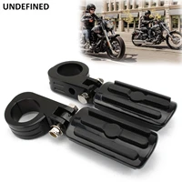motorcycle foot pegs 32mm 1 25 highway bar wclamps mount footrests for harley sportster dyna goldwing gl1500