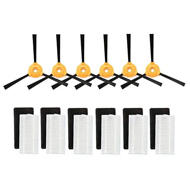 

TOP!-Ecovacs N79 N79S N79W N79Se Robot Vacuum Cleaner Replacement Parts-Main Brush, Filter, Side Brush Accessory Kit