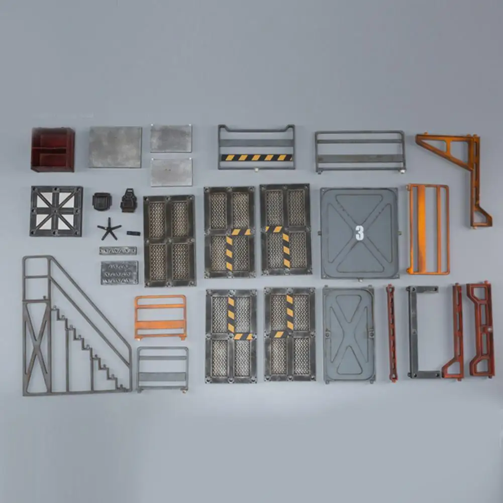 

1/18 Hangar Scene Weapon Depot/Warning Area 3.75-inch Without Soldier Platform Soldier Dropshipping Movable Model Display K7R4