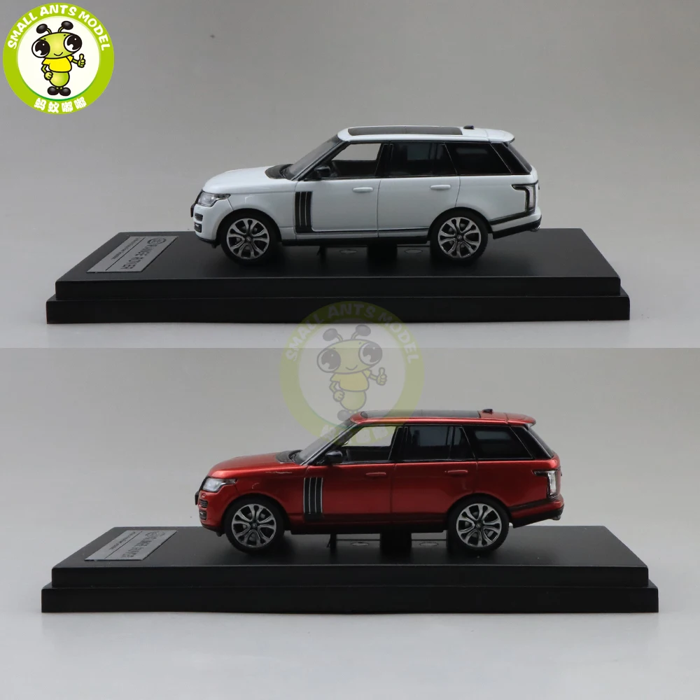 White and Red 1/64 lcd диапазон SUV литая модель Модель автомобиля игрушки подарки для мальчиков и девочек - Цвет: White and Red