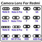 Стеклянный объектив задней камеры 2 шт. с клеем для Xiaomi Redmi 6 7 8 6A 8A 5A 6A 9A 10 Note 6 7 8 K20 Pro  Mi 9T 10T Pro 11 Lite