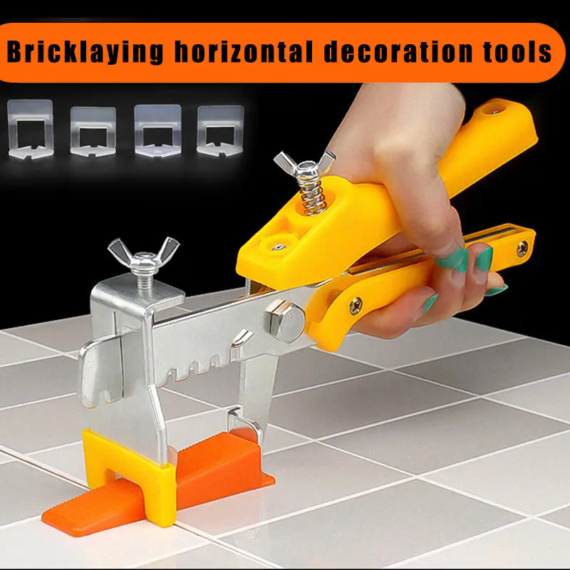 100 шт. многоразовые зажимы для выравнивания плитки/клиновидные настенные