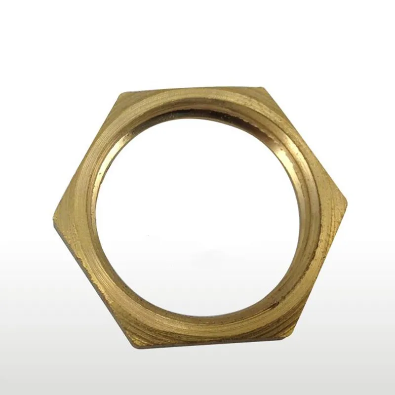 1 шт. медные гайки с шестигранным замком фитинг для труб 1/2 дюйма 3/4 1/4 Женская