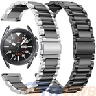 Ремешок из нержавеющей стали для Samsung Galaxy Watch 3 45 мм, сменный Браслет для смарт-часов LTE 46 мм Gear S3, 22 мм