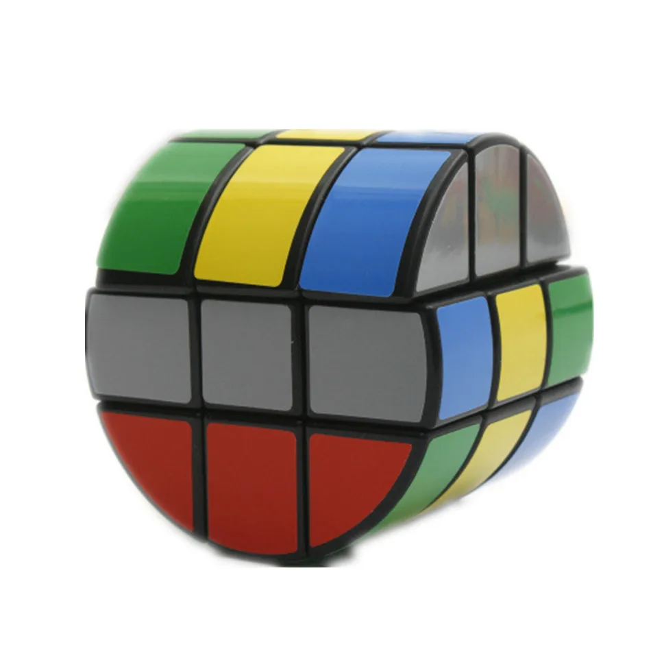 Diansheng 3-слойный Круглый Цилиндр Magic Cube IQ Puzzle Brain Teaser Speed Toy Mini Plastic 3x3x3 Для Все...