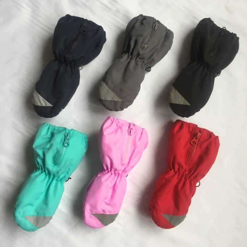 Перчатки Лыжные детские ветрозащитные водонепроницаемые противоскользящие с