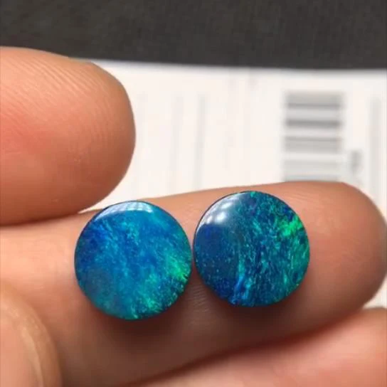 A1223 Австралийское производство 3.640ct натуральные двухслойные опалы свободные
