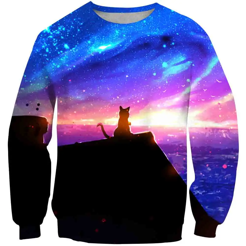 

Kids Hoodies Sweatshirts Toddler Baby Clothing Boys Girl 3D Cat Clothes 2020 Autumn Top Cool Children's Pullover Fashion