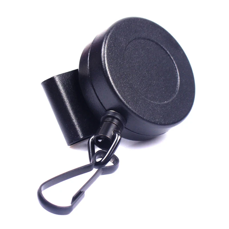 

6cm/2.36" Telescopic Steel Wire Rope Key Anti Lost Tool With Carabiner Secure Belt Buckle