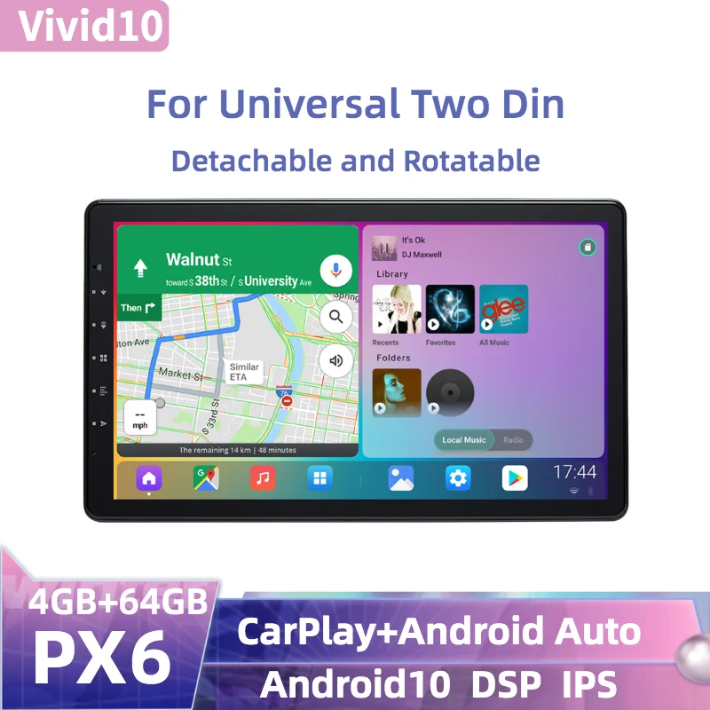 CarPlay 2 Din Android 11 Universal Car Radio GPS 13.3 inch 2K Screen 1920*1080 Android Auto DSP Multimedia Player Navi