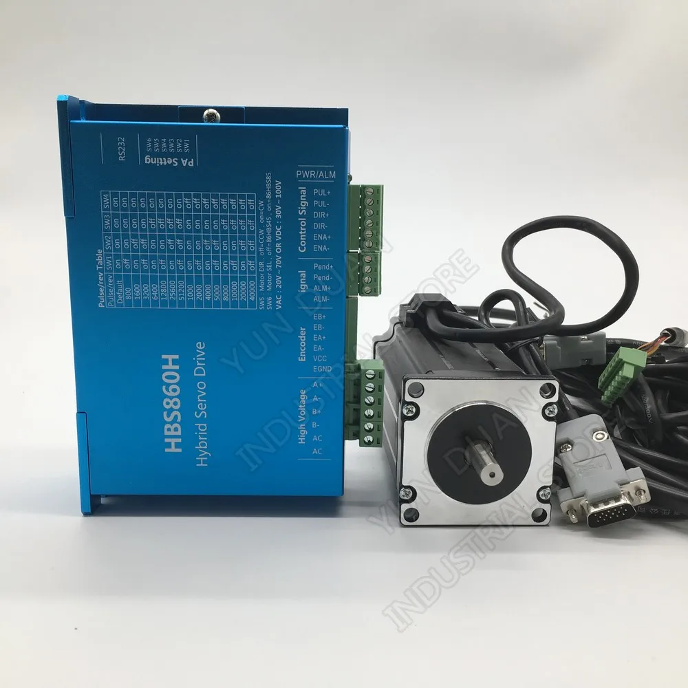 3 шт. NEMA23 57 мм 3Nm 430Oz-in AC/DC шаговый двигатель с замкнутой обратной связью Мотор