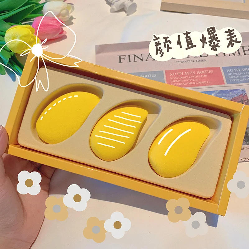 3 шт./компл. губка для основы макияжа косметическая растушевки красивых яиц