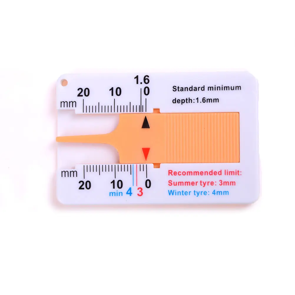 Абсолютно новый 1 шт. датчик глубины протектора шин для автомобиля мотоцикла