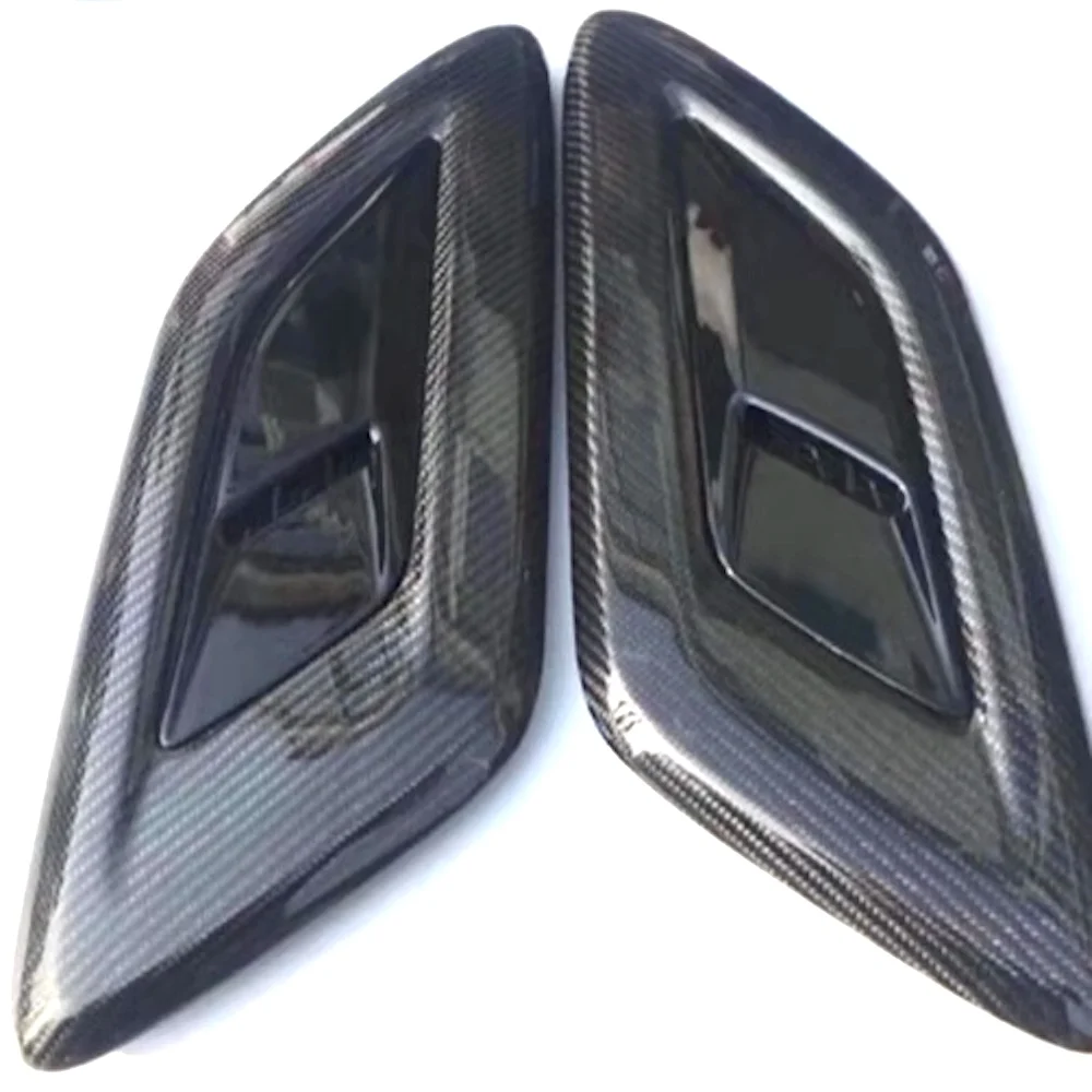 ROLLSROVER Carbon Fiber Front Bonnet Hood Air Molding Vents For Range Rover Sport 2018-2019 Car Styling Pair of 2PCS | Автомобили и