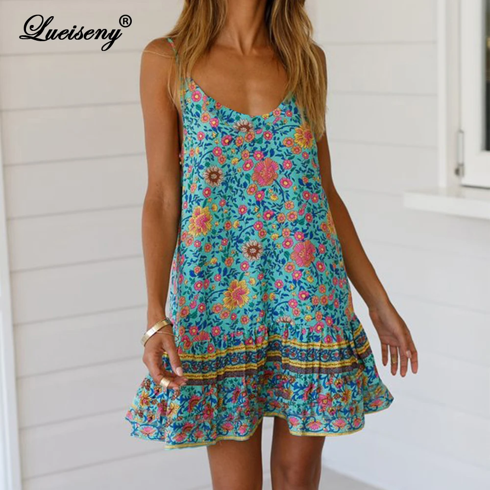 

Женское пляжное платье с V-образным вырезом, без рукавов