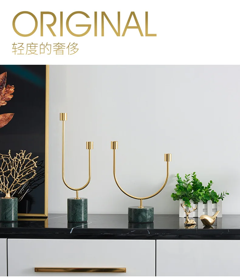 

European Candlestick Holder Metal Vintage Wedding Decoration Table Centerpieces Deciracion Nordica Hogar Wedding Decor BD50CH