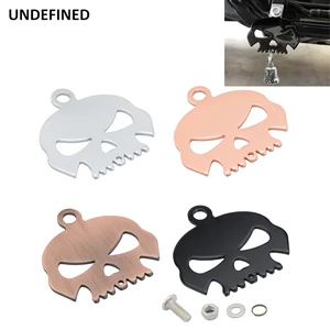 Skull Bell Hanger Mount Motorcycle Bells Holder Kit Bolt Ring Included For Harley Honda Indian Sportster Dyna Softail Cafe Racer