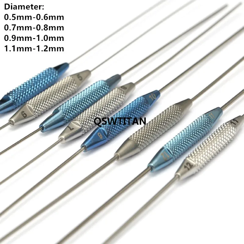 Офтальмологический двухсторонний зонд для промывки лампы 4 шт./компл.