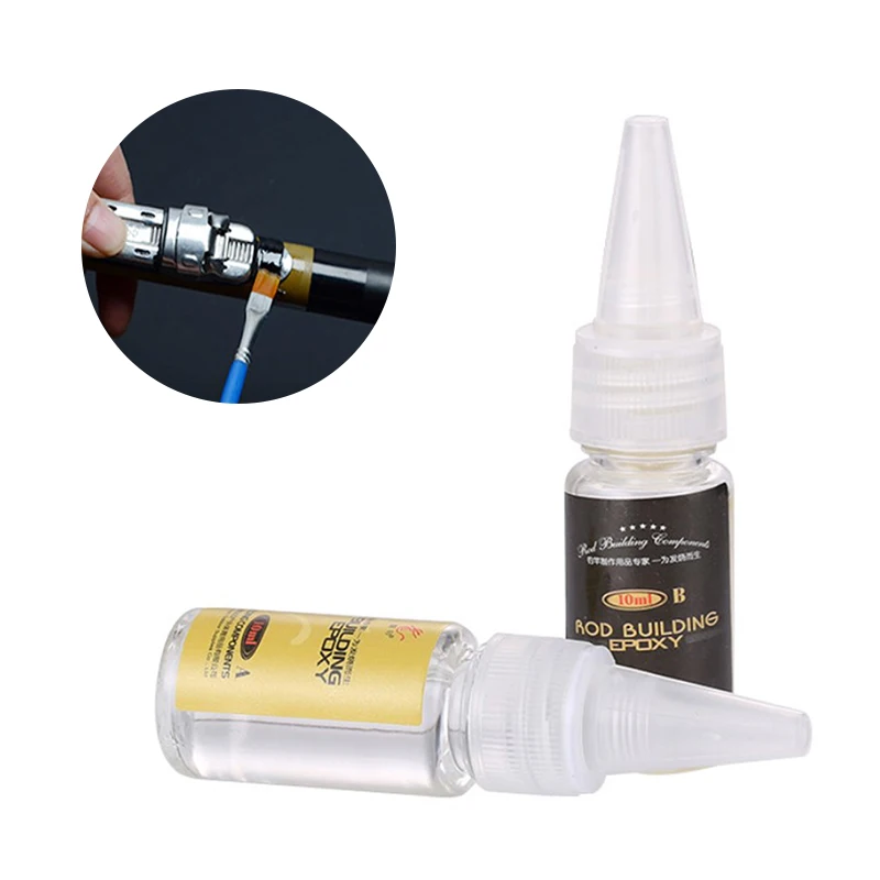 1 PCS Fishing rod epoxy resin AB glue DIY repair guide ring card seat tie ring glue