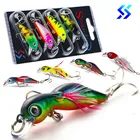 Sougayilang набор рыболовных приманок 4 шт. воблер антикоррозийный крючок Приманка для ловли окуня для морской снасти для рыбалки на карпа