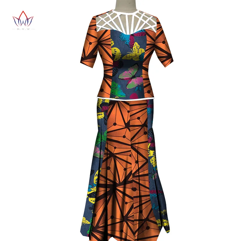 2019 Autumn African Skirt Set For Women Dashiki 2 Piece Sets African Clothes  Elegant Traditional African Clothing WY5332