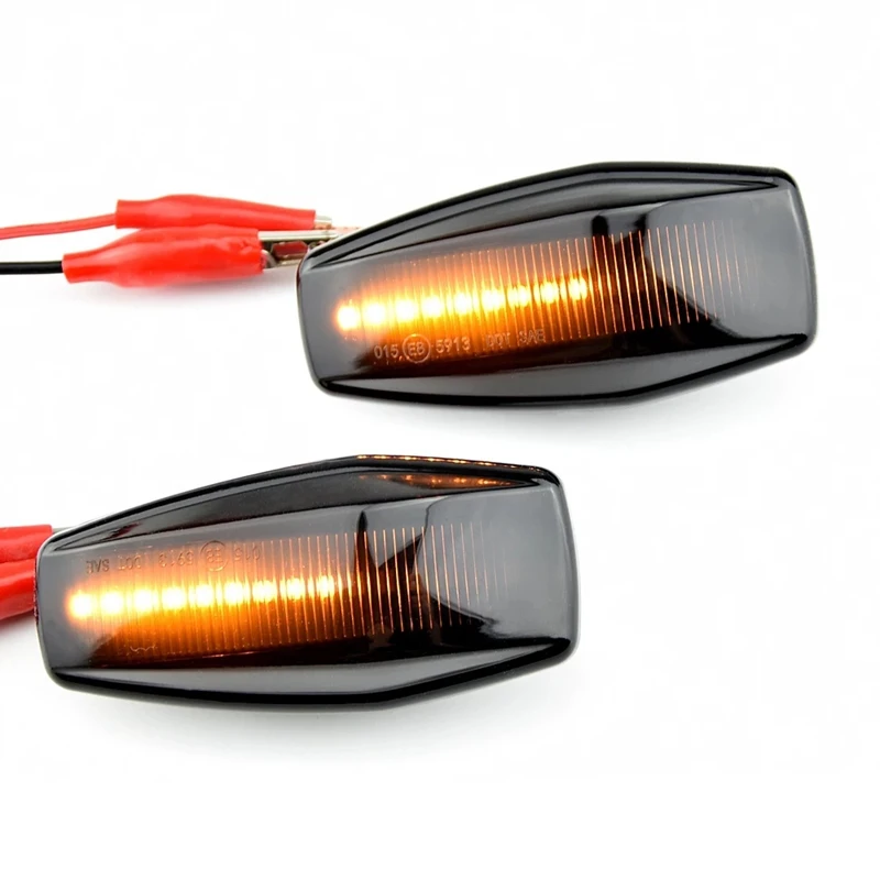 

Car Smoked LED Dynamic Side Marker Light Turn Signal Blinker for Hyundai Trajet Sonata Elantra Getz XG Tucson Matrix