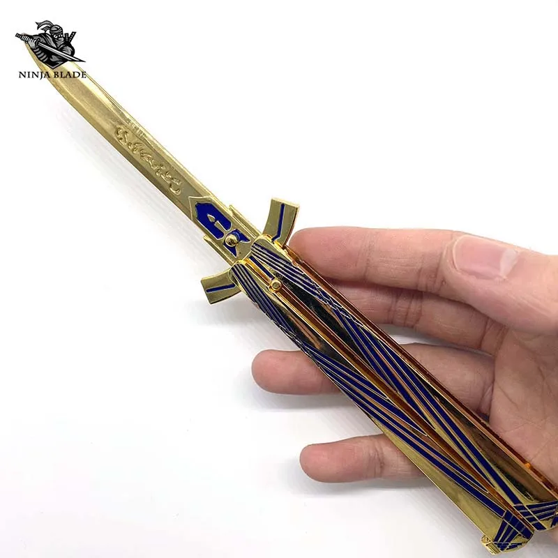 Судьба Fate аниме балисонг Excalibur саблей нож-бабочка искусственный тренер эмитя меч