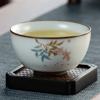 2pcs your kiln ceramic teacups nandina tea bowl under the glaze color teacups tea bowl