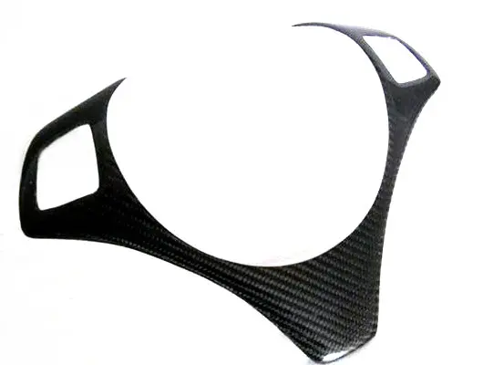 Автомобильный Стайлинг отделка рулевого колеса из углеродного волокна