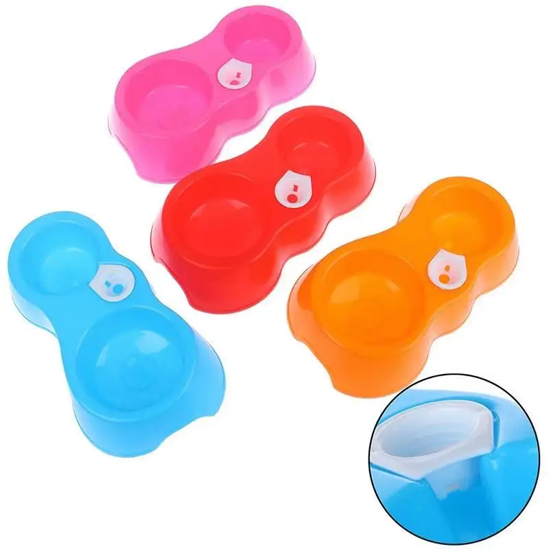 

Pet Cat Dog Bowl Fountain Automatic Food Water Container Feeder Dispenser For Cats Dogs Drinking Pet Products High Quality Sale