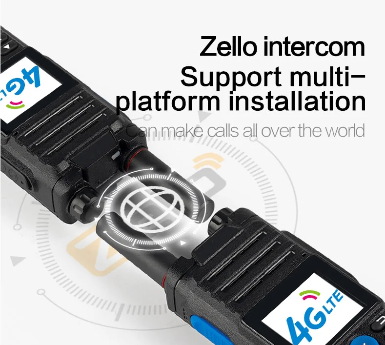6800 мАч 4G Gps тележка Talki Zello Mini Walkie Talkie большой диапазон мобильный Ham POC радио