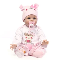 cute soft silicone reborn sleeping baby doll lifelike newborn doll handmade realistic bebe reborn dolls 55cm 57cm gifts