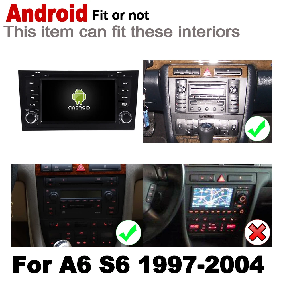 HD IPS DSP стерео Android 9 0 автомобильный DVD GPS Navi карта для Audi A6 S6 4B 1997 ~ 2004 MMI 2 DIN