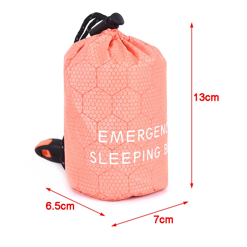 Легкий спальный мешок для кемпинга чехол хранения на открытом воздухе аварийный