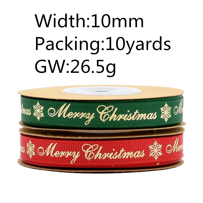 Лента с золотым принтом в рубчик 10 мм|Ленты для шитья| |