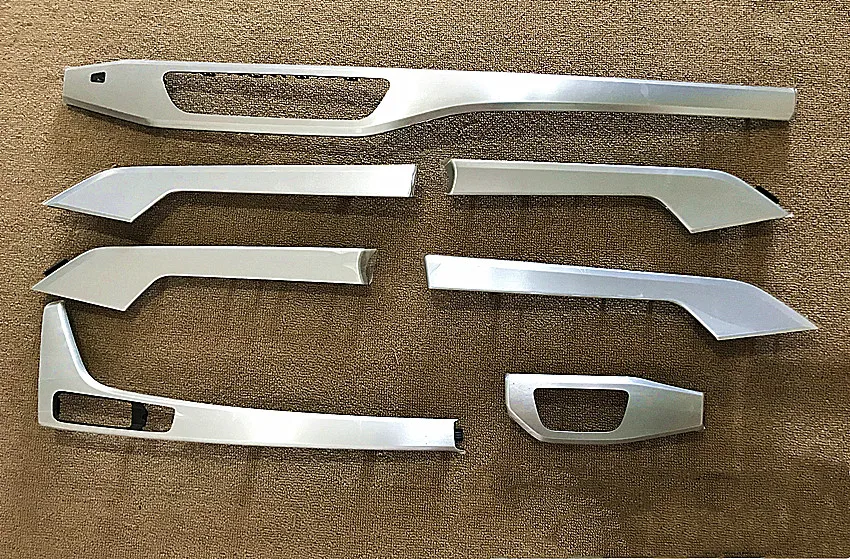 Алюминиевая внутренняя отделка двери для нового A4L S4 A5 матовая алюминиевая